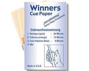 Winners Cue Paper