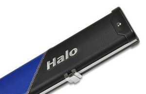 Halo Koffer Schwarz Blau Stripes für 3/4-geteilte Queues nah zu