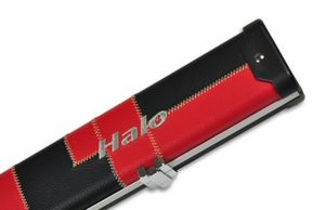Halo Koffer Schwarz Rot Flickwerk für 3/4-geteilte Queues nah