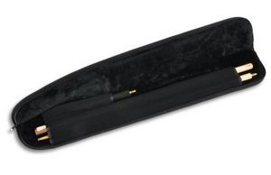 Schwarze Full-Zip Tasche